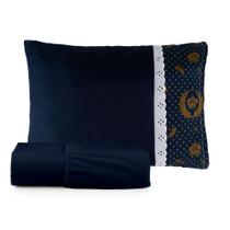 Jogo de Lençol Padrão Americano 100% Poliéster Com Fronha 2 Pçs Menino e Menino - 1490