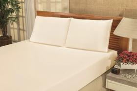 Jogo De Lençol Palha Casal Queen 4 Peças Algodão Percal 150 Fios