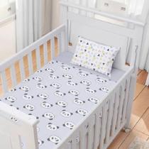 Jogo De Lençol Panda 3 Peças - Bambi