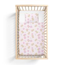 Jogo de Lençol para Berço 2 Peças Estampado Bercinho