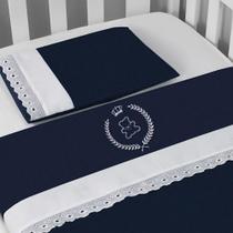 Jogo De Lençol Para Berço Americano 100% Algodão