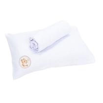 Jogo De Lençol Para Berço Americano 2 Peças Fronha E Lençol Com Elástico Bublim Incomfral