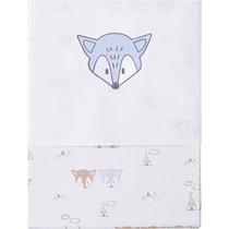 Jogo De Lençol Para Berço Americano Raposa Papi Baby