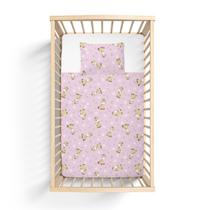 Jogo de Lençol para Berço Bebê 03 Peças Bercinho