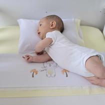 Jogo de Lençol para Berço Bordado 3 Peças Bublim