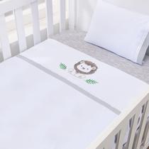 Jogo De Lençol Para Berço Rei Da Selva Bublim Tradicional