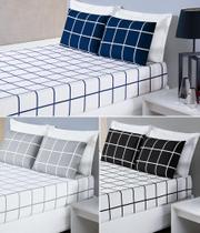 Jogo de lençol para cama casal king lindo com 3 peças jogo de cama moderno macio Jogo de lençol para cama casal king lindo com 3 peças jogo de cama moderno macio