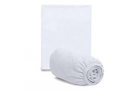 Jogo de Lençol para Cama Montessoriana 2 pçs Branco - Hug Jogo de Lençol para Cama Montessoriana 2 pçs Branco - Hug