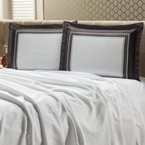 Jogo De Lençol Percal 400 Fios Queen 03 Peças Jogo De Lençol Percal 400 Fios Queen 03 Peças