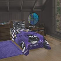 Jogo de Lençol Personagens Wandinha Solteiro Lepper 3 Peças Microfibra Roxo Jogo de Lençol Personagens Wandinha Solteiro Lepper 3 Peças Microfibra Roxo