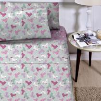 Jogo De Lençol Planeta Mágico Solteiro 3 Peças Infantil Estampado - Patins - 100% Poliéster Jogo De Lençol Planeta Mágico Solteiro 3 Peças Infantil Estampado - Patins - 100% Poliéster