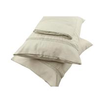 Jogo De Lençol Ponto Infinity Micropercal Queen 300 Fios 3pç