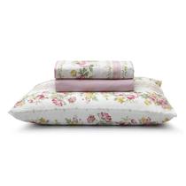 JOGO DE LENÇOL QUEEN 150 FIOS SANTISTA MAGICOLOR ROSIE 4 pçs 100lagd