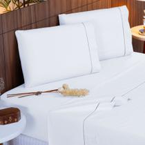 Jogo de Lençol Queen 200 Fios 4 Peças 100% Algodão