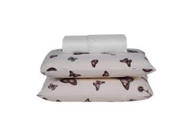 Jogo de Lençol QUEEN 3 Peças 100% Algodão 200 Fios QUEEN ESTAMPADO 3 PEÇAS