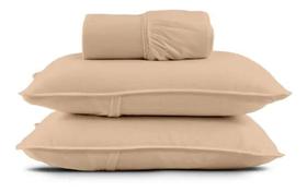 jogo de lençol queen 3 peças 100% algodao percal