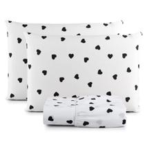 Jogo De Lençol Queen 3 Peças 100% Algodão ponto palito com elastico na volta toda