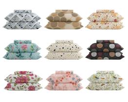 Jogo de Lençol Queen 3 Peças Estampado Sortido Micropercal 400 Fios