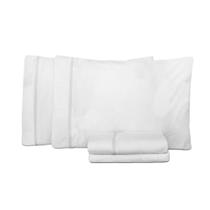 Jogo De Lençol Queen 4 Peças 100% Algodão Versatile Branco