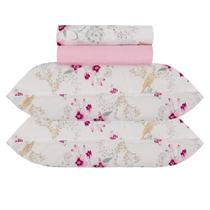 Jogo De Lençol Queen 4 Peças Sultan Realce Premium 140 Fios Cloe