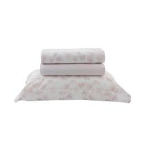 Jogo de lençol Queen Kacyumara 200 Fios Linha Vintage 4 pçs