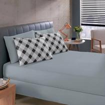 Jogo de Lençol Queen Malha Algodão 3 Peças Estampado Basic Buettner