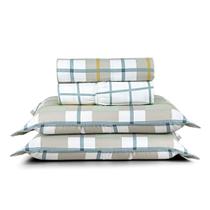 Jogo de Lençol Queen Sublime 400 Fios Micropercal Toque de Algodão 4 Peças - 100% Poliéster