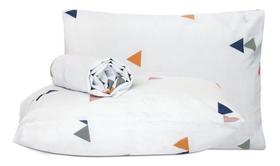 Jogo De Lençol Roupa De Cama Classic 3 Peças Queen Cores