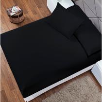 Jogo de Lençol Soft 3 Peças 180 Fios Cama Fronha e Lençol Elástico Macio Confortável Liso