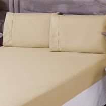 Jogo de Lençol Solteiro 02 Peças Micropercal 300 Fios Ponto Life Eco Roupa De Cama Com Elástico Toque Acetinado Macio Hotel Pousada