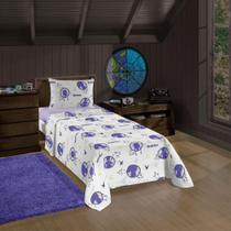 Jogo de Lençol Solteiro 03 Peças Personagem 150 Fios Wandinha Lepper