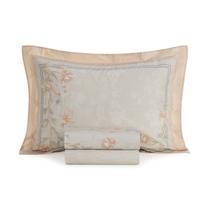 Jogo de Lençol Solteiro 100% Algodão Percal 200 Fios Amber 3 Peças Karsten