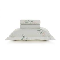 Jogo de Lençol Solteiro 100% Algodão Percal 200 Fios Lydia 3 Peças Karsten