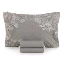 Jogo de Lençol Solteiro 100% Algodão Percal 200 Fios Morgan 3 Peças Karsten