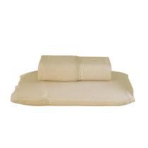 Jogo de Lençol Solteiro 140 fios Dia a Dia Caqui Valle Enxovais 2 peças