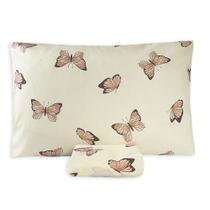 Jogo De Lençol Solteiro 2 Pçs Box Algodão 150 Fios Estampado