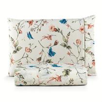 Jogo De Lençol Solteiro 2 Peças Com Elastico e Fronha Algodão 160 Fios