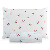 Jogo De Lençol Solteiro 2 Peças Com Elastico e Fronha Algodão 160 Fios