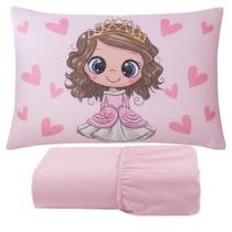 Jogo de Lençol Solteiro 2 peças para Menina