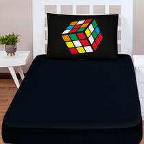 Jogo De Lençol Solteiro 2 Peças Percal 180 Fios Estampado Infantil Cama Fronha E Elástico