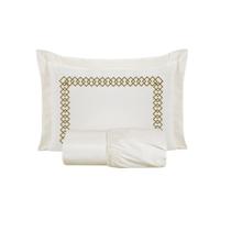 Jogo de Lençol Solteiro 2 Peças Percal 180 Fios Luck