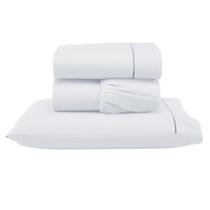 Jogo de Lençol Solteiro 200 Fios 100% Algodão 3 Peças