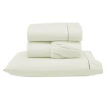 Jogo de Lençol Solteiro 200 Fios 100% Algodão 3 Peças