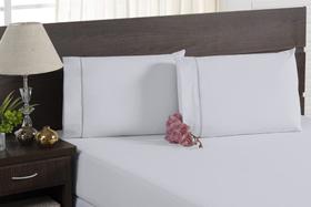 Jogo de lençol SOLTEIRO 2pç percal 180 Fios algodão