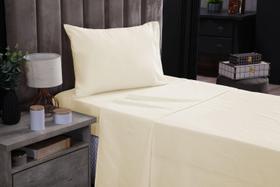 Jogo de Lençol SOLTEIRO 3 peças 200 FIOS 100% Algodão Cama Box com Lençol de Cima Jogo de Lençol SOLTEIRO 3 peças 200 FIOS 100% Algodão Cama Box com Lençol de Cima