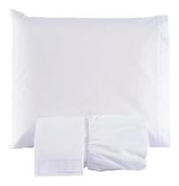 Jogo De Lençol Solteiro 3 Peças 200 Fios C/ 0,20 Cm Altura Branco Algodão Jogo De Lençol Solteiro 3 Peças 200 Fios C/ 0,20 Cm Altura Branco Algodão