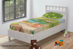 Jogo De Lençol Solteiro 3 Peças Conjunto Dino Baby Turminha