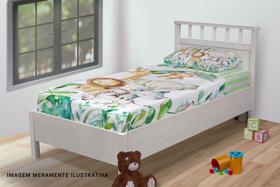 Jogo De Lençol Solteiro 3 Peças Conjunto Safari aquarela Jogo De Lençol Solteiro 3 Peças Conjunto Safari aquarela