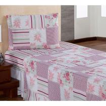 Jogo de Lençol Solteiro 3 Peças Estampado - Vitorias Enxoval