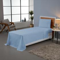 Jogo de Lençol Solteiro 3 Peças Percal 140 Fios Ponto Palito